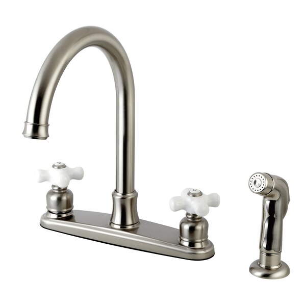 Victorian FB7798PXSP 8-Inch Centerset Kitchen Faucet with Sprayer FB7798PXSP - main